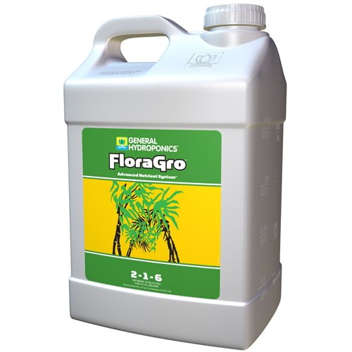 General Hydroponics Flora Gro 2-1-6 2.5 Gallon