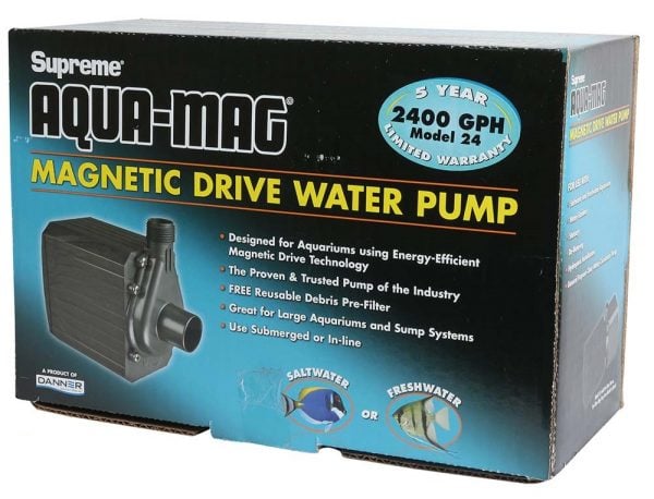 Supreme (Danner) Aqua Mag-Drive Model 24 2400GPH Utility Pump wVenturi