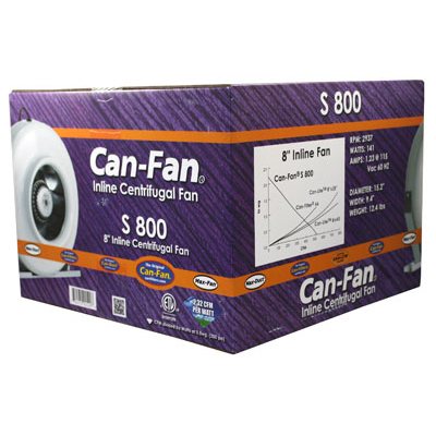 Can-Fan S-Series Fan 800 232CFM